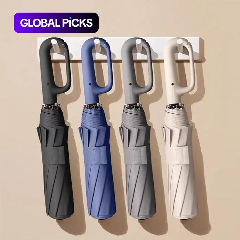 Hanul™ Korean Automatic Umbrella Auto Open • Rotating Loop Handle • Windproof