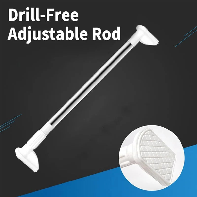 Adjustable Drill-Free Clothes Wall Hanger