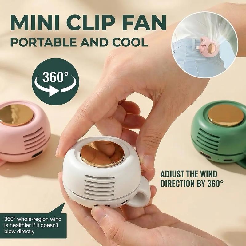 BreezePod™ Wearable Clip Fan