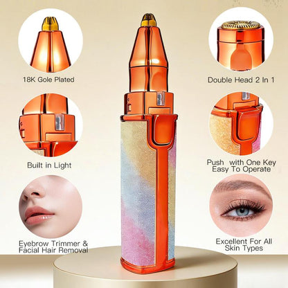 2-in-1 Precision Brow & Face Trimmer