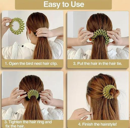 7-Piece Bohemian Style Bird Nest Hair Clip