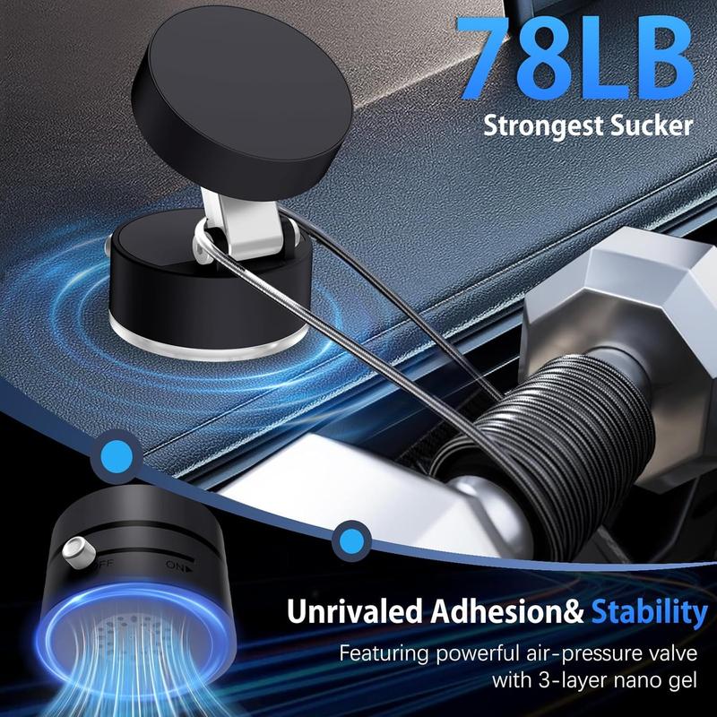 Vacuum Magnetic Suction Phone Holder