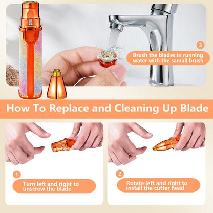 2-in-1 Precision Brow & Face Trimmer