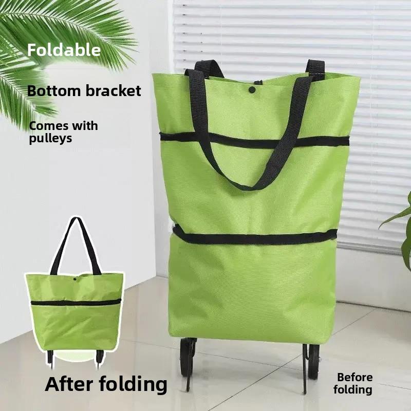 EasyRoll™ Grocery Bag  Carry It or Roll It • Folds Flat for Easy Storage