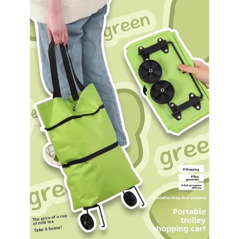 EasyRoll™ Grocery Bag  Carry It or Roll It • Folds Flat for Easy Storage