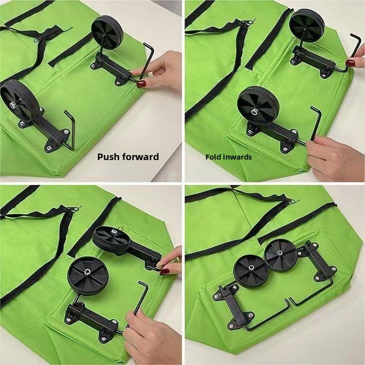 EasyRoll™ Grocery Bag  Carry It or Roll It • Folds Flat for Easy Storage