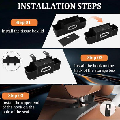 Multifunctional Car Seat Back Storage