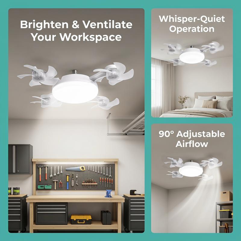 BreezeBulb™ Ceiling Fan Light