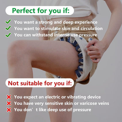 LymphFlow™ Anti Cellulite Roller & Lymphatic Drainage Massager
