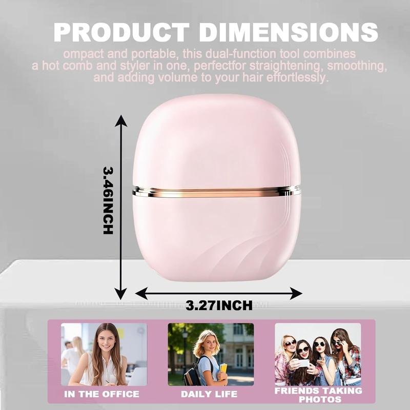 PocketStraightener™ Comb Cordless • Straightens & Smooths Anywhere