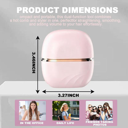PocketStraightener™ Comb Cordless • Straightens & Smooths Anywhere