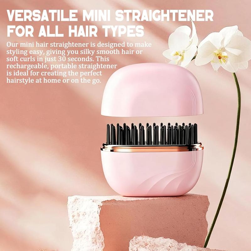 PocketStraightener™ Comb Cordless • Straightens & Smooths Anywhere