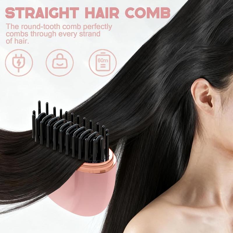 PocketStraightener™ Comb Cordless • Straightens & Smooths Anywhere