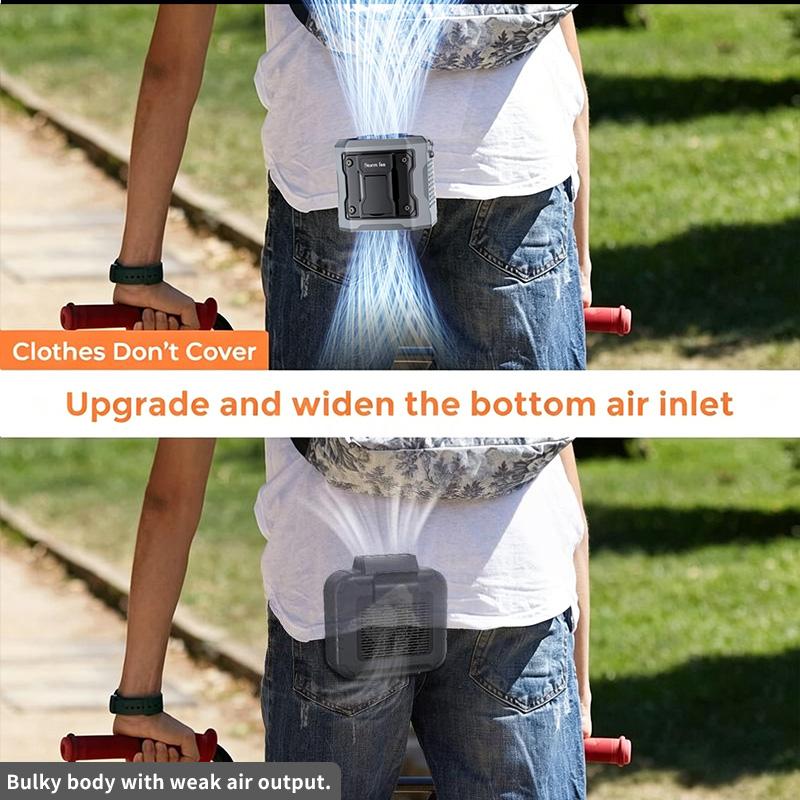 199-Speed Wearable Waist Clip Cooling Fan