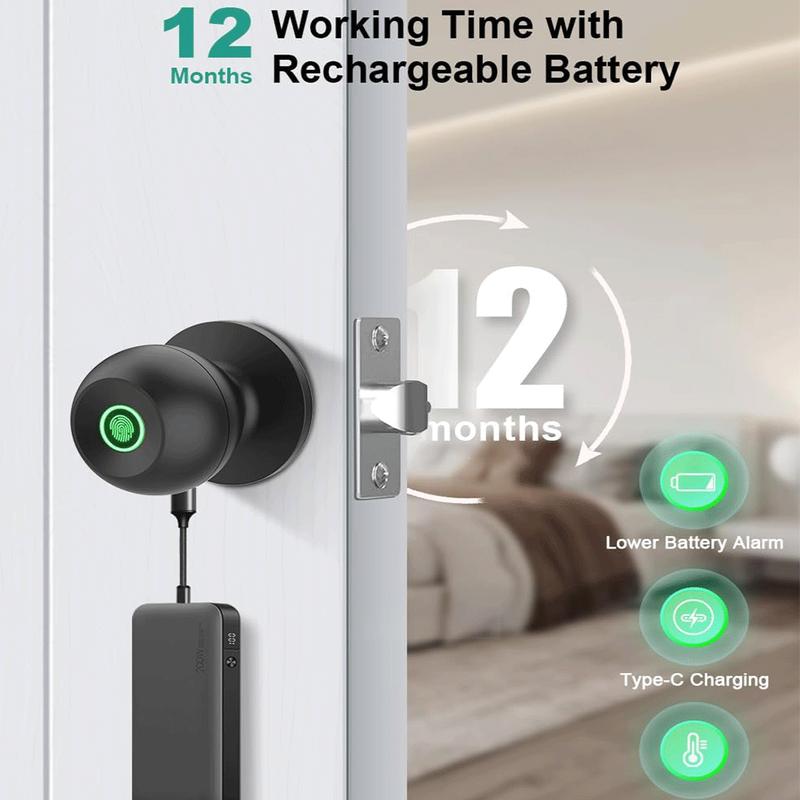SecureTouch™ Fingerprint Smart Door Lock