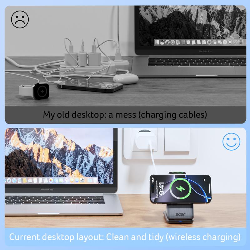 3-in-1 Wireless Charging Station