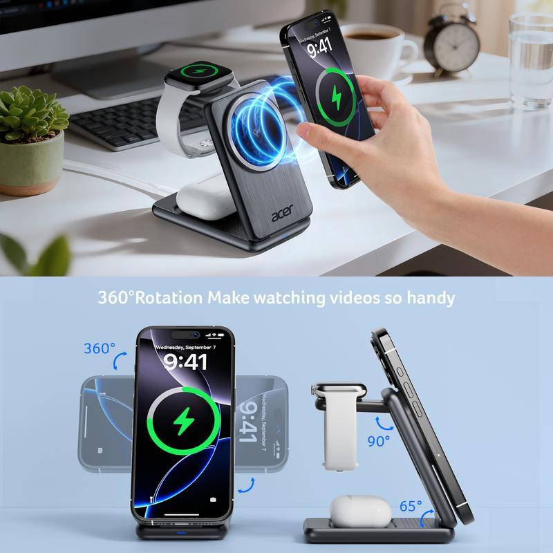 3-in-1 Wireless Charging Station
