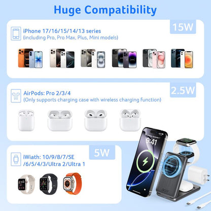 3-in-1 Wireless Charging Station