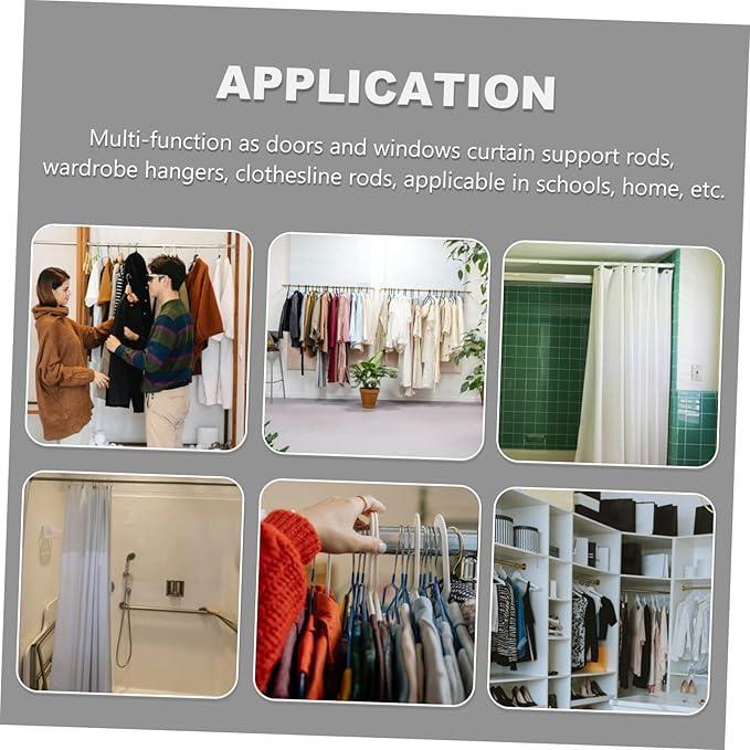 Adjustable Drill-Free Clothes Wall Hanger