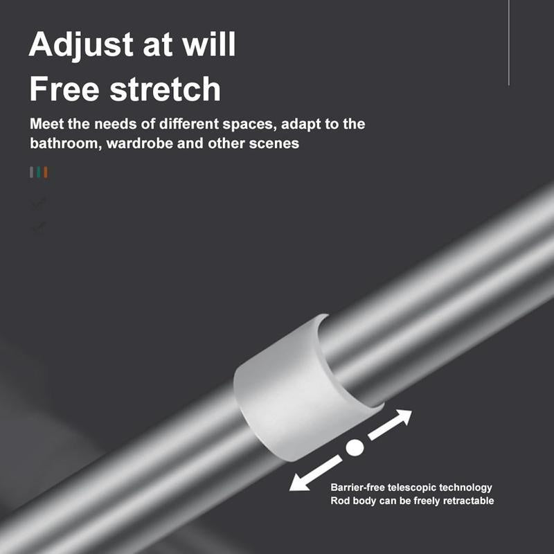 Adjustable Drill-Free Clothes Wall Hanger