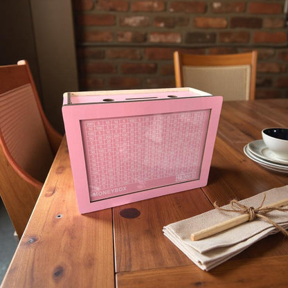 MONEYBOX Save up to $10,000. Eco-friendly box made of wood