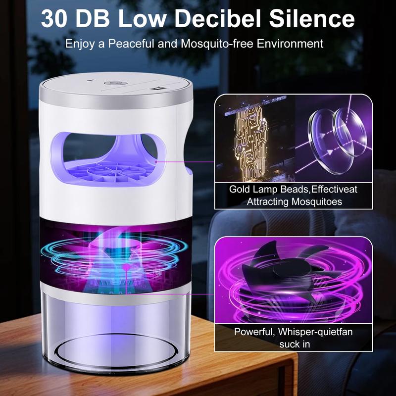 BugVac™ Indoor Trap - Chemical-Free • Whisper Quiet • USB Rechargeable