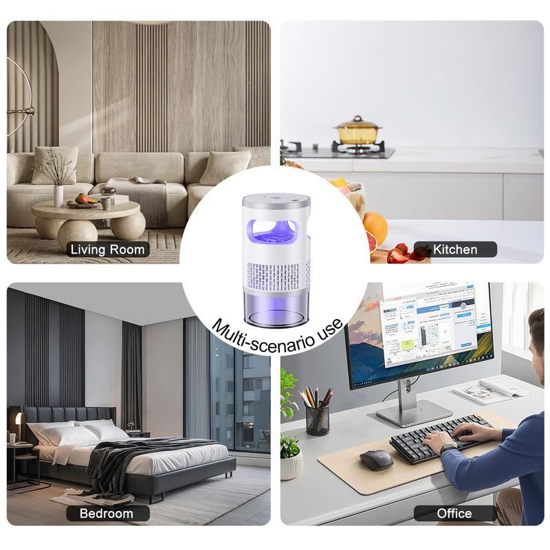 BugVac™ Indoor Trap - Chemical-Free • Whisper Quiet • USB Rechargeable