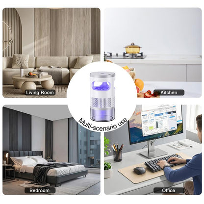 BugVac™ Indoor Trap - Chemical-Free • Whisper Quiet • USB Rechargeable
