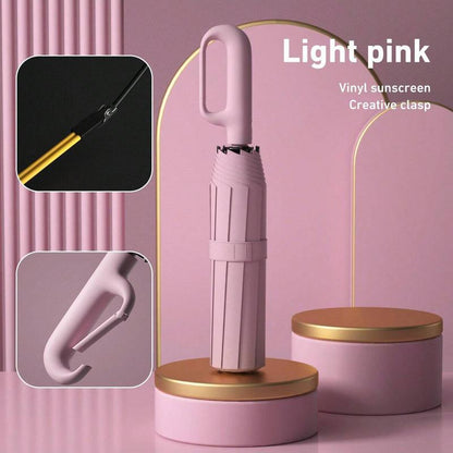 Hanul™ Korean Automatic Umbrella Auto Open • Rotating Loop Handle • Windproof