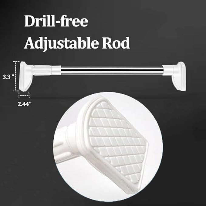 Adjustable Drill-Free Clothes Wall Hanger