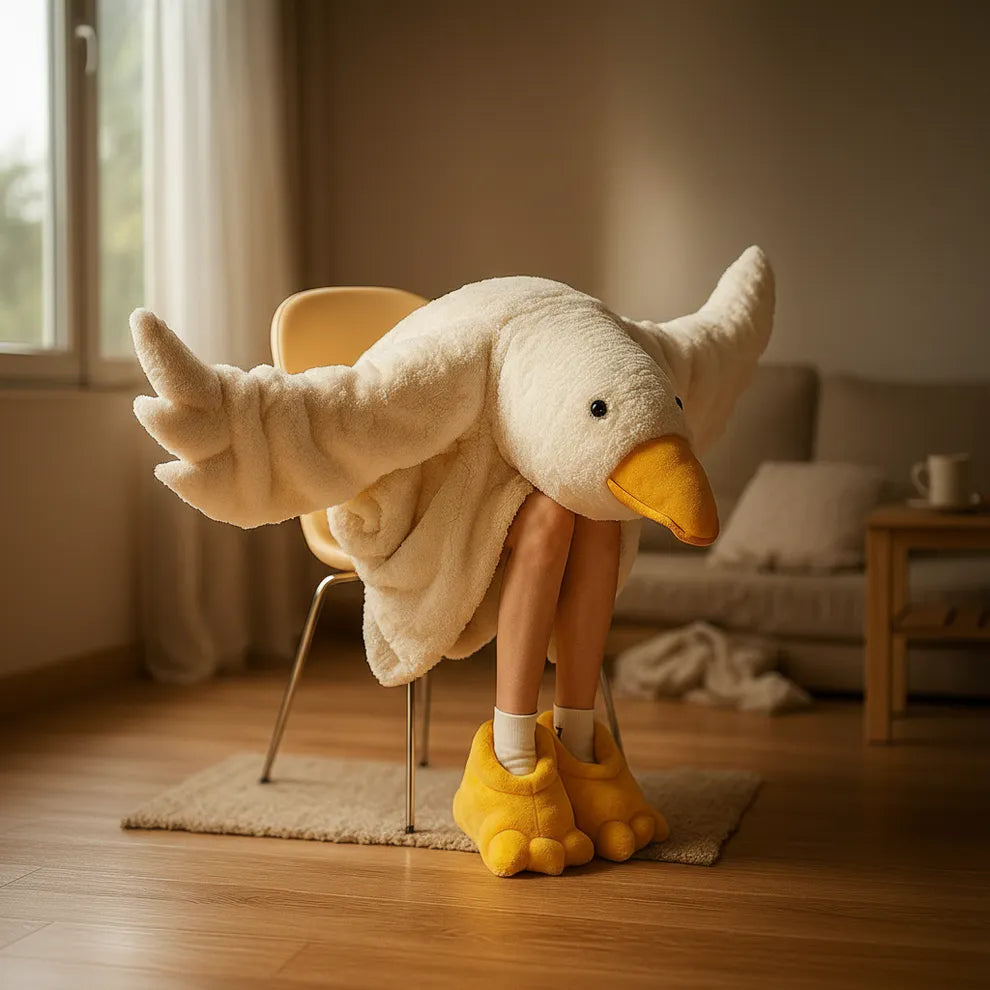 SnugGoose™ Hooded Blanket - Ultra-Soft Oversized Goose Wearable Blanket