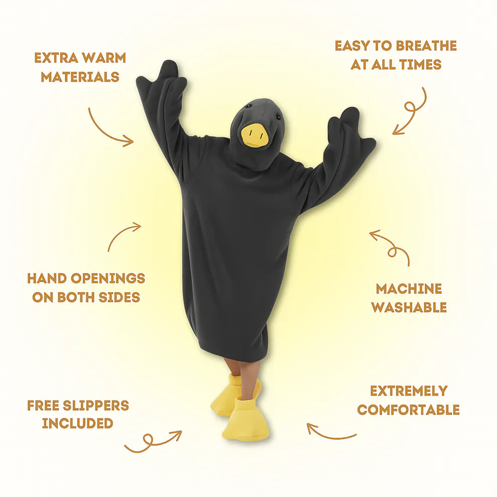 SnugGoose™ Hooded Blanket - Ultra-Soft Oversized Goose Wearable Blanket
