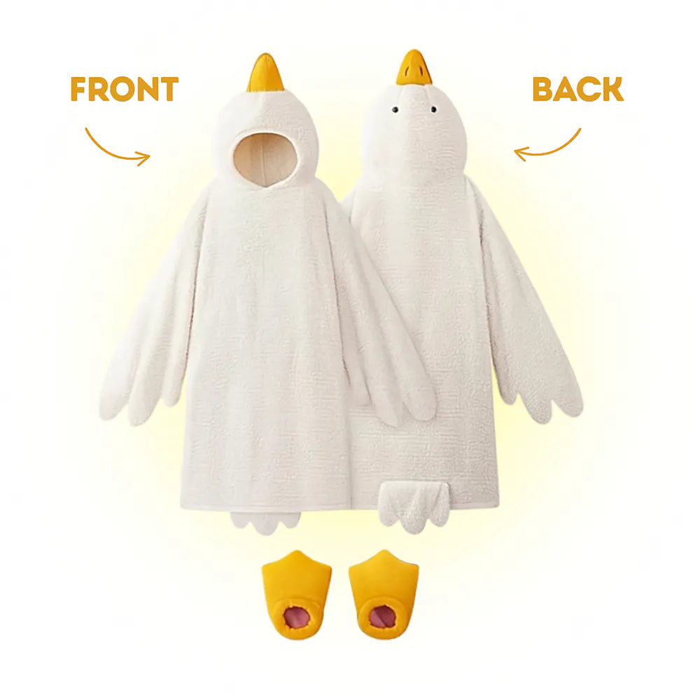 SnugGoose™ Hooded Blanket - Ultra-Soft Oversized Goose Wearable Blanket