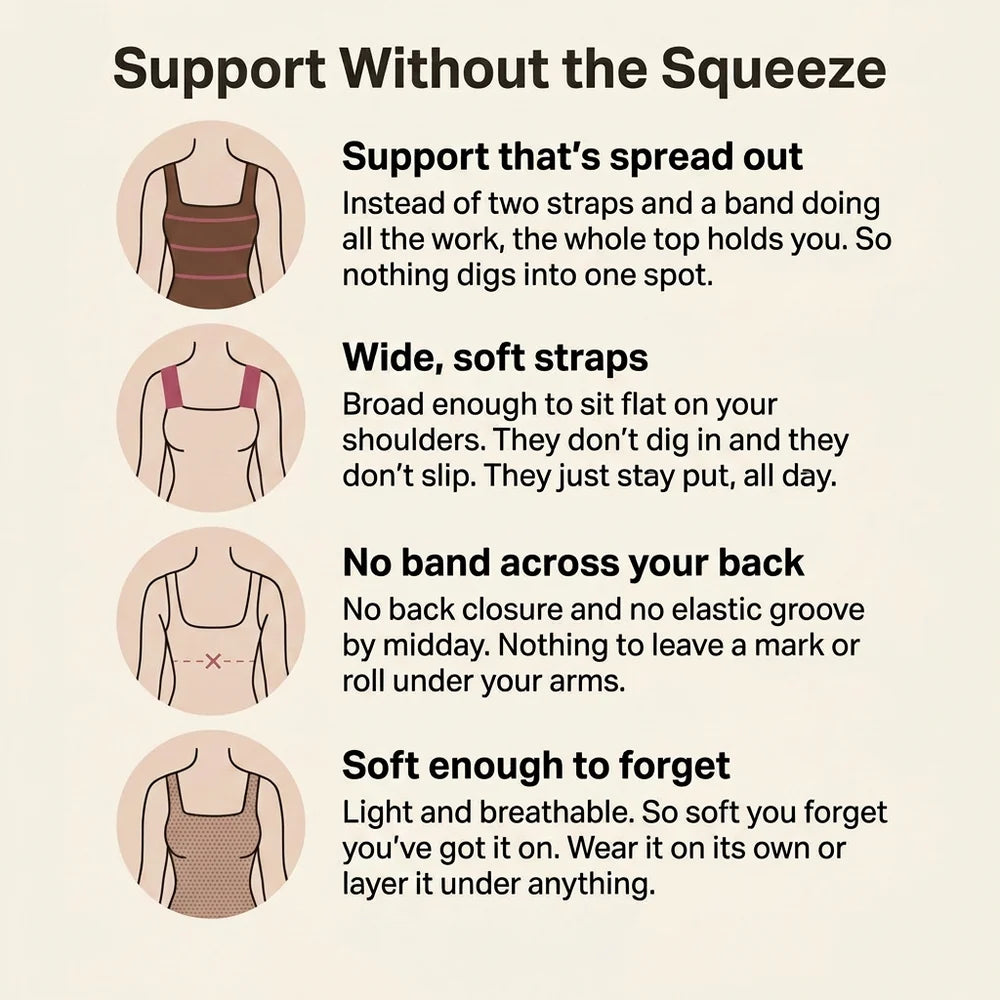 Marlowe's Built-In Bra Comfort Shape Tank