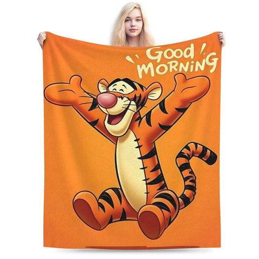 Tigger "Good Morning" Soft Blanket