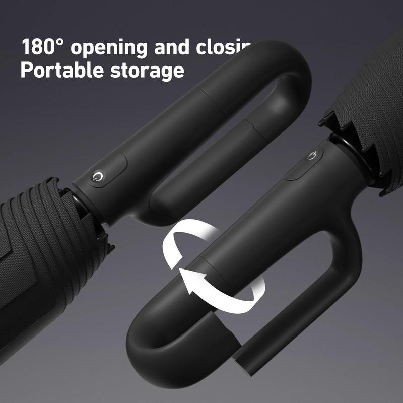 Hanul™ Korean Automatic Umbrella Auto Open • Rotating Loop Handle • Windproof