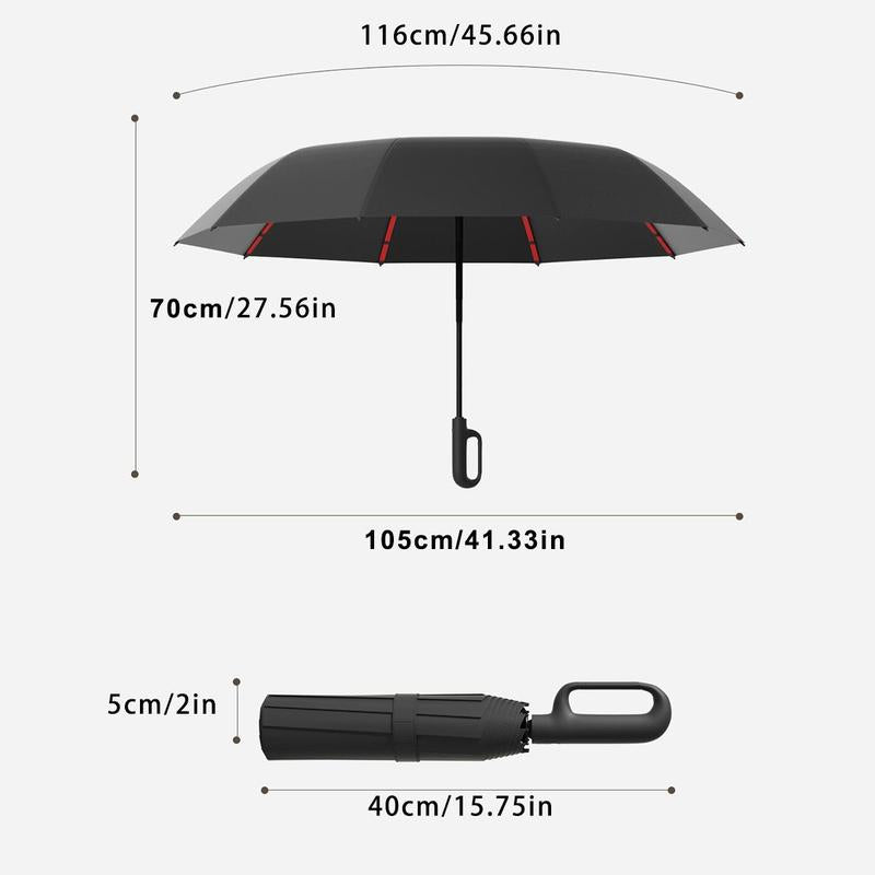 Hanul™ Korean Automatic Umbrella Auto Open • Rotating Loop Handle • Windproof