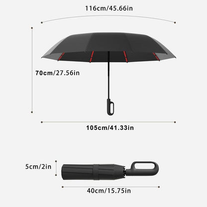 Hanul™ Korean Automatic Umbrella Auto Open • Rotating Loop Handle • Windproof