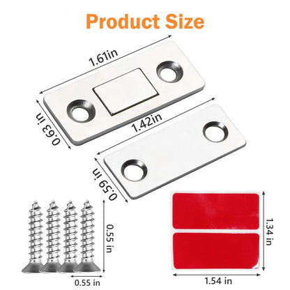 MagnaHold™ Magnetic Cabinet Catch – 10 Pack (No Drill Required)